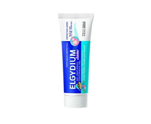 ELGYDIUM Gelová zubní pasta s fluorinolem a příchutí žvýkačky pro děti 7-12 let Junior  50 ml ELGYDIUM