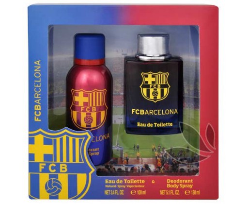 EP line FC Barcelona - toaletní voda s rozprašovačem 100 ml + deodorant ve spreji 150 ml EP Line