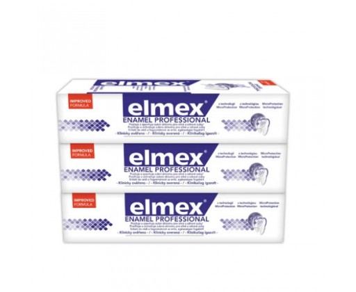 Elmex Zubní pasta Dental Enamel Professional  3x75 ml Elmex