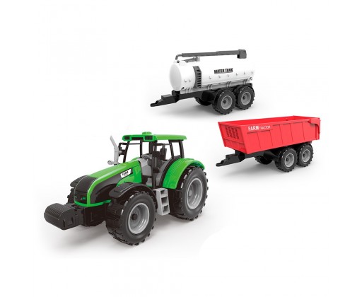 Farmářský traktor se dvěma přívěsy RAPPA