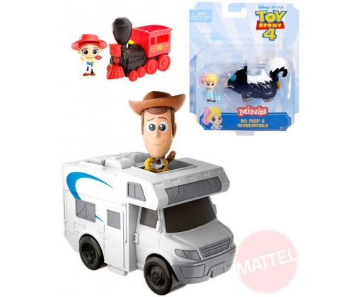 Figurka plastová Toy 4 Story (Příběh hraček) set s vozidlem různé druhy Mattel