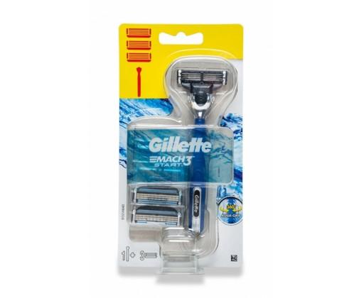 Gillette Mach3 Start strojek + 3 hlavice Gillette