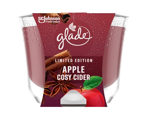 Glade Apple Cosy Cider vonná svíčka   224 g Glade