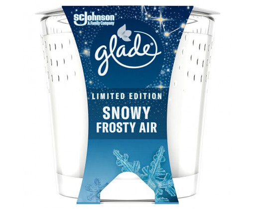 Glade Snowy Frosty Air vonná svíčka   129 g Glade
