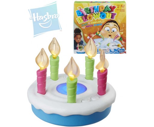 HASBRO Hra Birthday Blowout na baterie Světlo *SPOLEČENSKÉ HRY* Hasbro