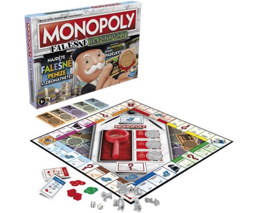 HASBRO Hra Monopoly Falešné bankovky *SPOLEČENSKÉ HRY* Hasbro