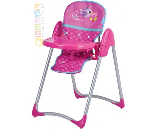 HAUCK Židlička jídelní stolička pro panenku miminko 3v1 Birdie s ptáčky Hauck