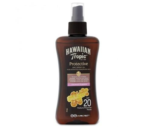 Hawaiian Tropic Suchý olej na opalování s rozprašovačem SPF 20 Protective (Dry Spray Oil)  200 ml Hawaiian Tropic