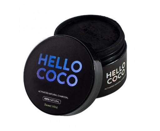 Hello Coco Aktivní uhlí na bělení zubů Sweet Mint  30 g Hello Coco