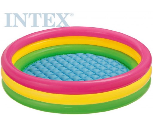 INTEX Bazén dětský Sunset Glow kruh 114x25cm nafukovací 57412 Intex