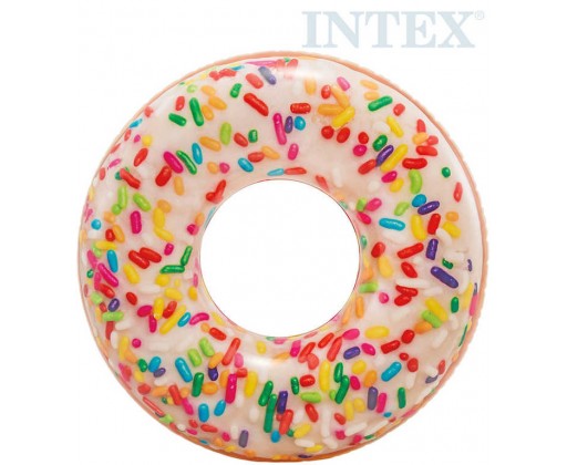 INTEX Kruh plavací donut barevný 114cm nafukovací dětské kolo do vody 56263 Intex
