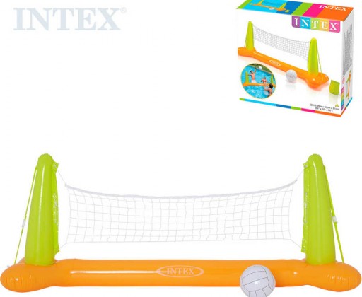 INTEX Nafukovací volejbal do vody set síť 239x64x91cm s míčem 56508 Intex