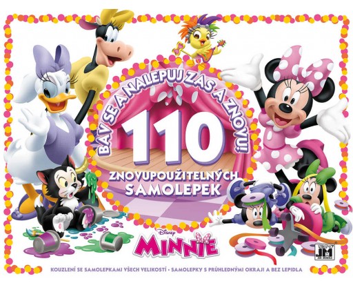 JIRI MODELS Album samolepky Disney Minnie Bav se a nalepuj zas a znovu! Jiri Models