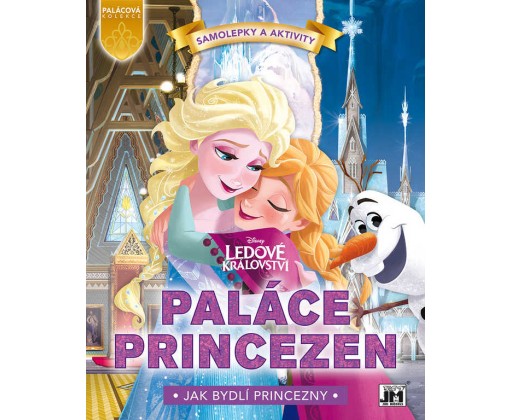 JIRI MODELS Samolepková knížka Disney Princezny Paláce Princezen Jiri Models