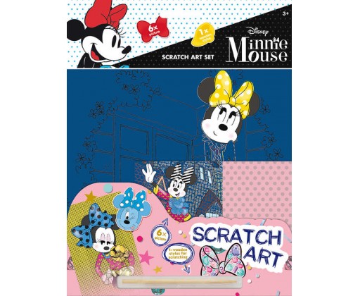 JIRI MODELS Set vyškrabávací obrázky Disney Minnie Mouse Jiri Models