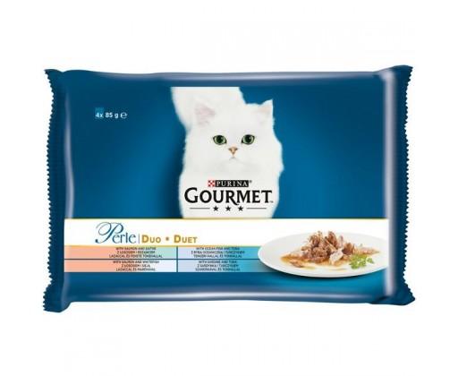 Kapsičky Gourmet Perle Duo Multipack Rybi Duo 4x85g GOURMET