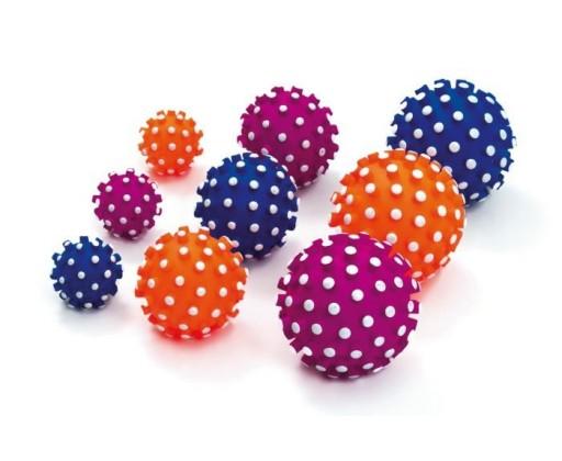 Karlie Hračka pro psy míček ježatý pískací latex průměr 6cm KARLIE