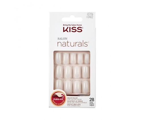 Kiss Přírodní nehty vhodné pro lakování 65996 Salon Naturals 28 ks/bal. Kiss