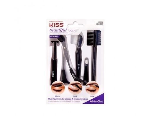 Kiss Sada na úpravu obočí Beautiful Tool Kit Brows Kiss
