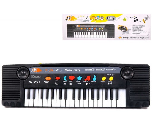 Klávesy elektronický dětský keyboard 37 kláves pianko s mikrofonem HRAČKY
