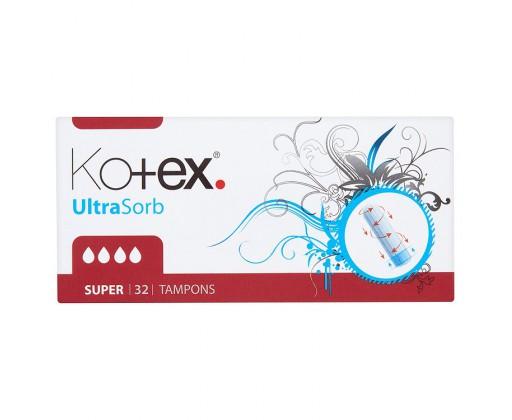 Kotex Ultra Sorb Super tampóny 32 ks/bal. Kotex