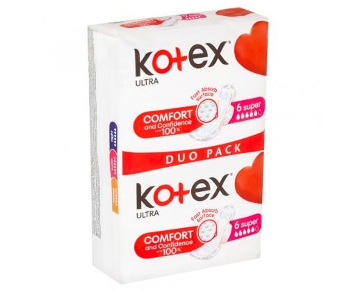 Kotex Ultra Super Duo Pack hygienické vložky  12 ks Kotex