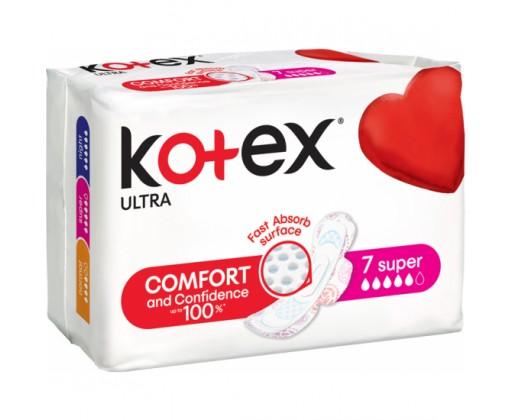 Kotex Ultra Super dámské vložky 7 ks Kotex