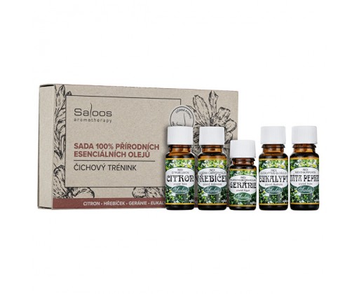 Kouzlo aromaterapie - Sada 100% přírodních esenciálních olejů Saloos
