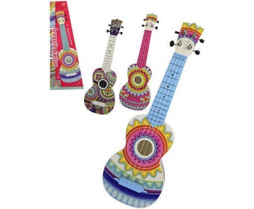Kytara dětská akustická 52cm španělka barevná 3 druhy *HUDEBNÍ NÁSTROJE* _Ostatní 1_