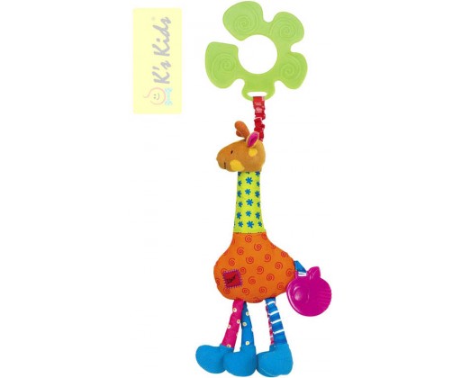 K´S KIDS Žirafa IGOR s úchytem na kočárek K´s Kids
