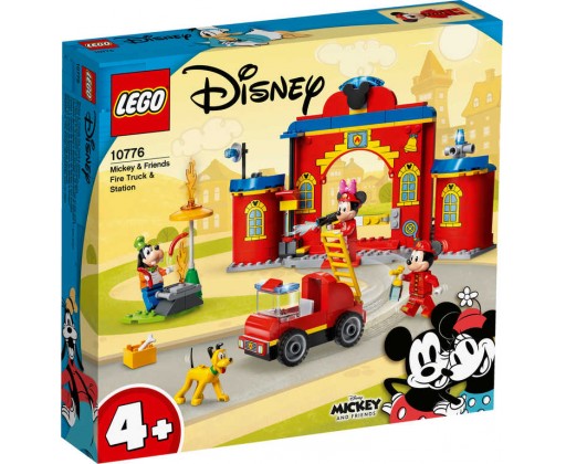 LEGO DISNEY Hasičská stanice a auto Mickeyho a přátel 10776 STAVEBNICE Lego
