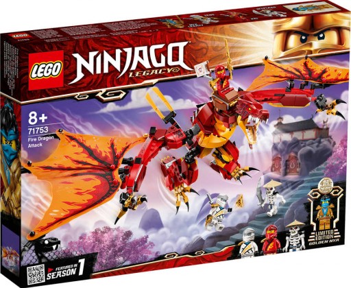 LEGO NINJAGO Útok ohnivého draka 71753 STAVEBNICE Lego