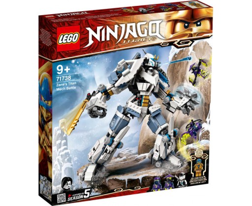 LEGO NINJAGO Zane a bitva s titánskými roboty 71738 STAVEBNICE Lego