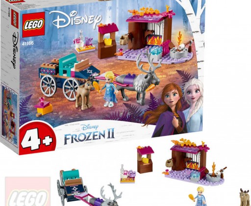 LEGO PRINCESS FROZEN 2 Elsa a dobrodružství s povozem 41166 STAVEBNICE Lego