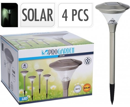 Lampa solární zahradní 47cm sada 4 ks PROGARDEN KO-DT3000090 PROGARDEN