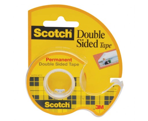 Lepicí páska oboustranná Scotch s odvíječem - 12 mm x 6