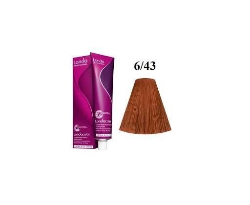 Londa Professional Permanentní krémová barva na vlasy Permanent Color Extra Rich Creme 6/43 Dark Blond Copper Gold 60 ml Londa Professional