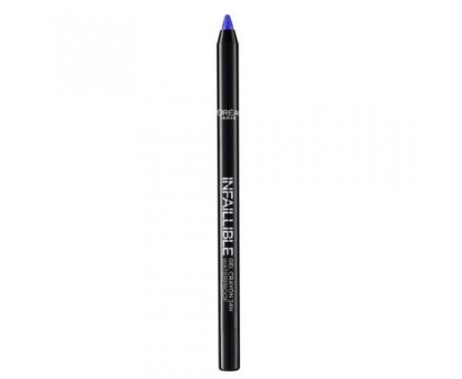 Loreal Paris Voděodolná gelová tužka na oči Infaillible Gel Crayon 6 g 010 Blue L'Oréal Paris