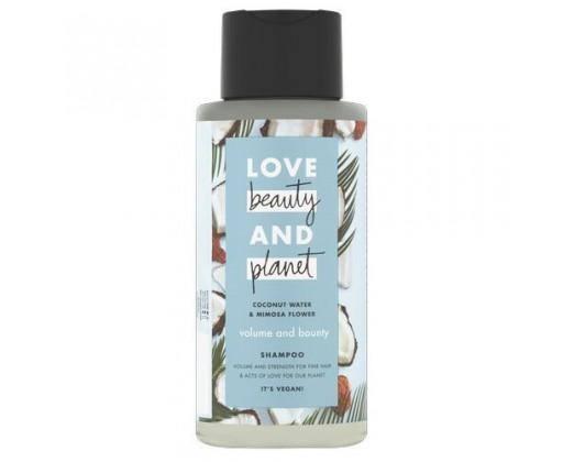 Love Beauty and Planet Šampon na jemné vlasy s kokosovou vodou a květy mimózy  400 ml Love Beauty and Planet
