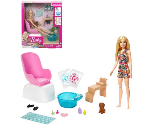 MATTEL BRB Barbie manikúra a pedikúra herní set panenka s doplňky Mattel
