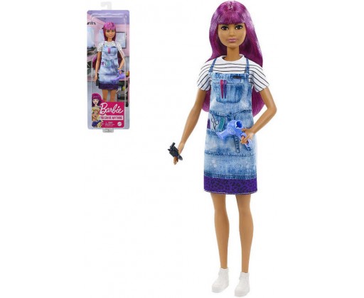 MATTEL BRB Kadeřnice herní set panenka Barbie s doplňky Mattel