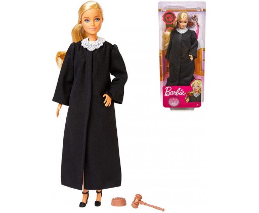 MATTEL BRB Panenka Barbie soudkyně běloška 29cm se s doplňky Mattel