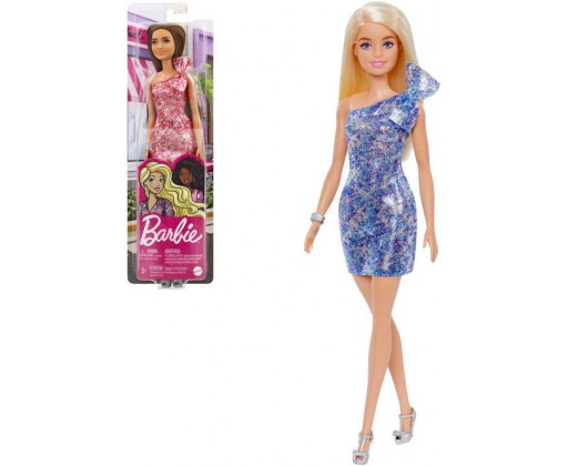 MATTEL BRB Panenka Barbie třpytivé šaty 2 druhy Mattel
