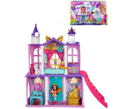 MATTEL Enchantimals královský zámek herní set panenka Felicity s doplňky Mattel