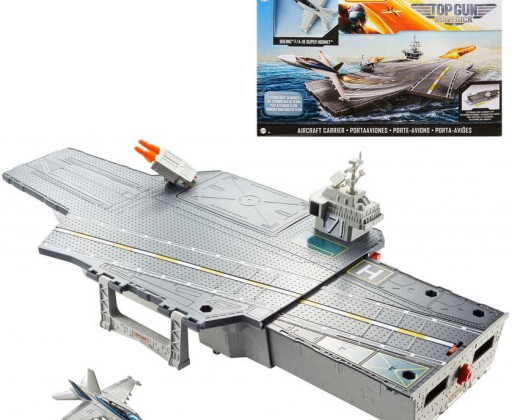 MATTEL Matchbox Top Gun: Maverick letadlová loď set s letadlem a doplňky Mattel