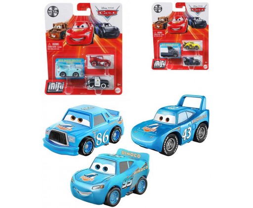MATTEL Mini vozidla set autíčko kovové Cars (Auta) 3ks různé druhy Mattel