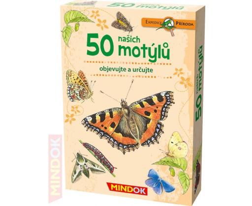 MINDOK HRA kvízová Expedice Příroda: 50 našich motýlů Mindok