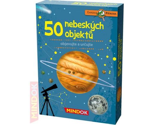 MINDOK HRA kvízová Expedice Příroda: 50 nebeských objektů naučná Mindok