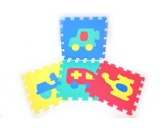 Měkké bloky/puzzle na zem 30 x 30 dopravní prostředky _Ostatní 1_