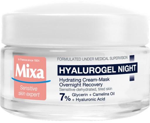 Mixa Noční krém pro citlivou pleť se sklonem k vysušení Hyalurogel  50 ml Mixa